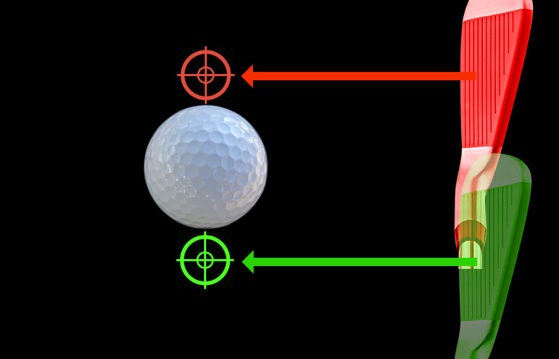 heeltoe-golf-strike-crosshair